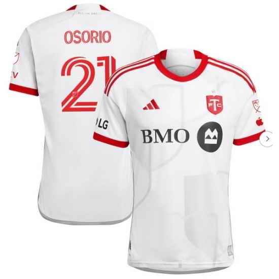 Men's Toronto FC Jonathan Osorio adidas White 2024 GTA Kit Authentic Player Jersey
